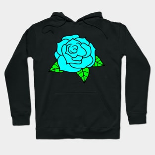 Light Blue Roses Hoodie